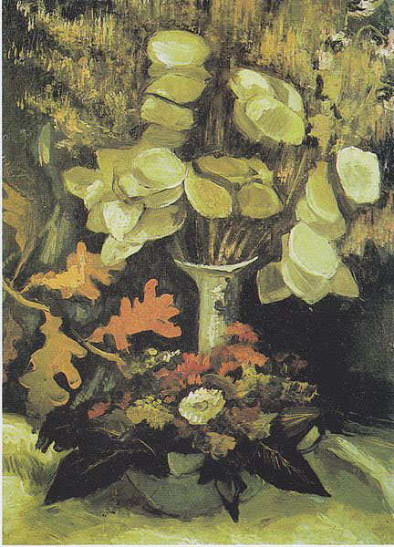 Vase with Lunaria